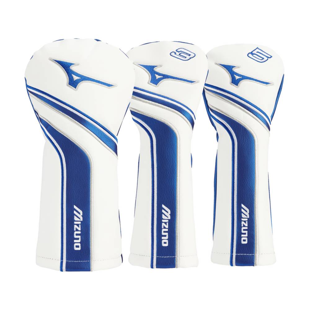 Mizuno Men's Ribbon 3 Pack Headcover Blue/White (260364-DBQ)